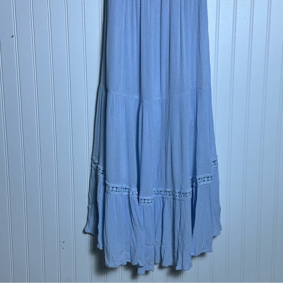 HELLO MOLLY HIGH ABOVE THE CLOUDS MIDI DRESS BLUE SIZE 6 - Picture 14 of 15